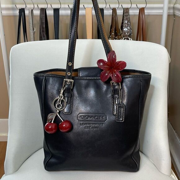 Coach | Bags | Coach Y2k Vintage 992 Hamptons Black Leather Tote